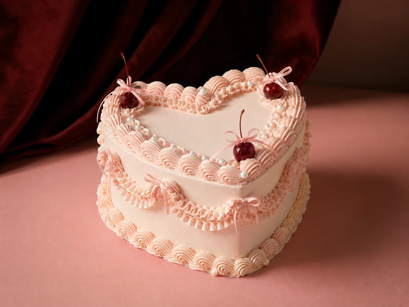 Heart Cakes by Nyah Cakes